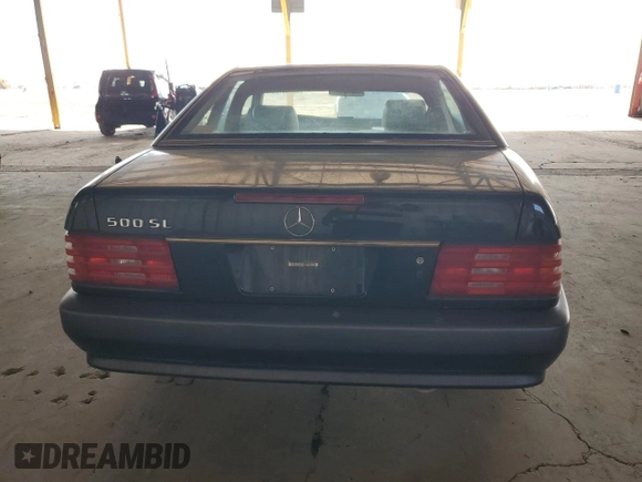 1994 Mercedes-Benz SL 5.0L with VIN WDBFA67E2RF092295, listed as a Copart auction lot 52933945 with 89,085 mi miles and Clean title. Bid and sale history available at DreamBid. Image 6.
