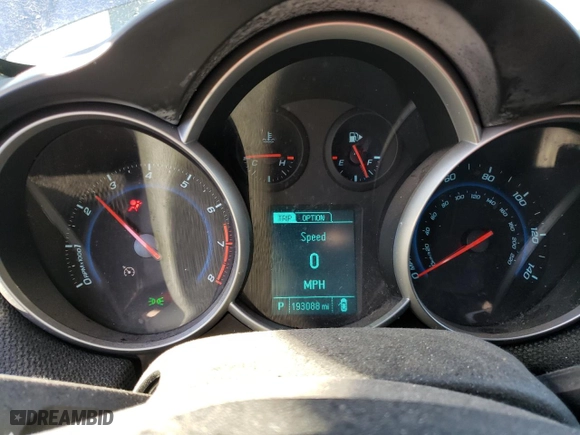 2013 Chevrolet Cruze 1LT with VIN 1G1PC5SBXD7233388, listed as a Copart auction lot 48395005 with 193,088 mi miles and Salvage Title. Bid and sale history available at carsss.com. Image 9.