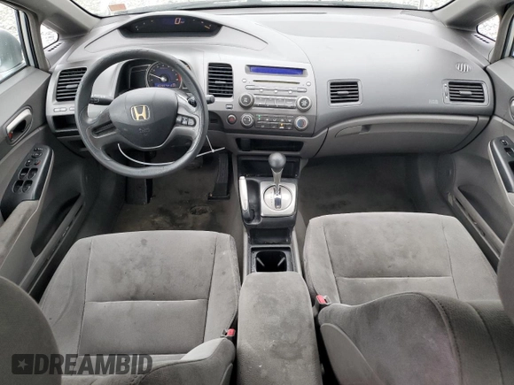 2008 Honda Civic LX with VIN 1HGFA16598L075744, listed as a Copart auction lot 54559954 with 163,383 mi miles and Salvage Title. Bid and sale history available at DreamBid. Image 8.