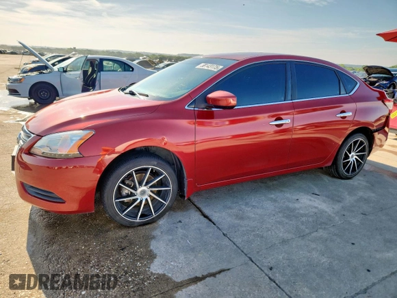 2014 Nissan Sentra SV z VIN 3N1AB7AP3EY284971, wystawiony jako Copart lot #58143175 z przebiegiem 96 590 mil mil oraz Szkoda całkowita • Salvage title. Historia ofert i sprzedaży dostępna na DreamBid. Obrazek 1.