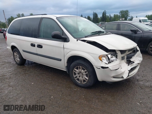 2005 Dodge Caravan SE z VIN 1D4GP24R25B364143, wystawiony jako IAAI lot #42296019 z przebiegiem 140 496 mil mil oraz . Historia ofert i sprzedaży dostępna na DreamBid. Obrazek 1.
