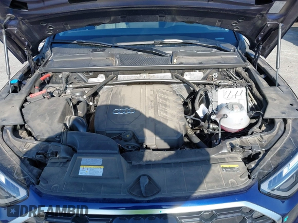 2022 Audi Q5 S line Premium Plus with VIN WA1EAAFY3N2118376, listed as a IAAI auction lot 42042234 with 25,509 mi miles and . Bid and sale history available at DreamBid. Image 10.