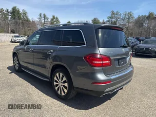 2017 Mercedes-Benz GLS 450 with VIN 4JGDF6EE2HA841889, listed as a IAAI auction lot 42018420 with 168,629 mi miles and . Bid and sale history available at DreamBid. Image 3.