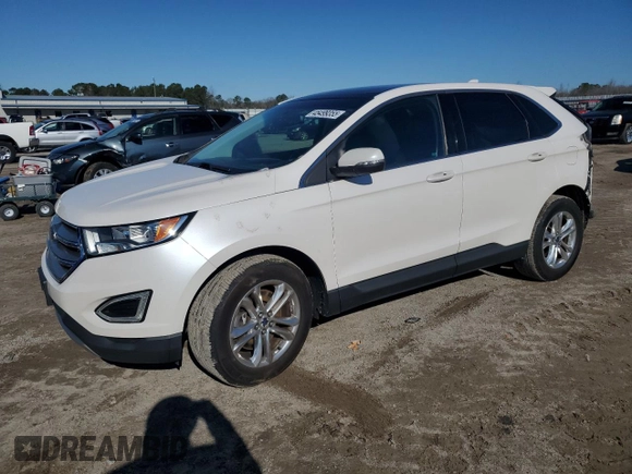 2015 Ford Edge SEL with VIN 2FMTK4J9XFBB59395, listed as a Copart auction lot 45499355 with 144,407 mi miles and Clean Title. Bid and sale history available at carsss.com. Image 1.
