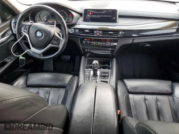 2015 BMW X6 xDrive50i with VIN 5UXKU6C55F0F94151, listed as a Copart auction lot 46826775 with 129,925 mi miles and Salvage Title. Bid and sale history available at carsss.com. Image 8.
