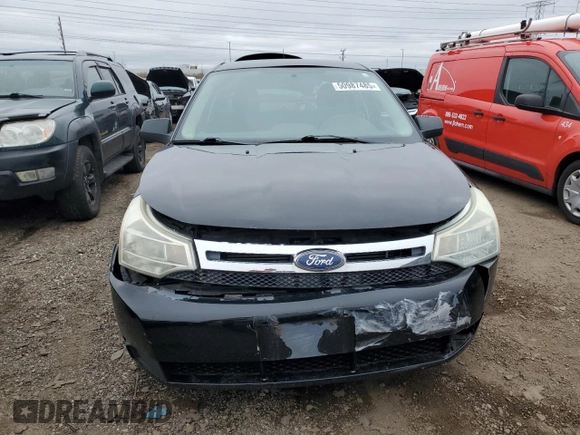 2008 Ford Focus SE with VIN 1FAHP35N98W244782, listed as a Copart auction lot 50987485 with 163,350 mi miles and Salvage Title. Bid and sale history available at carsss.com. Image 5.