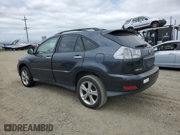 2008 Lexus RX 400h with VIN JTJGW31U282006296, listed as a Copart auction lot 53407115 with 278,712 mi miles and Clean Title. Bid and sale history available at DreamBid. Image 2.