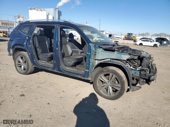 2019 Volkswagen Atlas 3.6L V6 SE w/Technology R-Line with VIN 1V2XR2CA8KC612886, listed as a Copart auction lot 42626945 with 0 mi miles and Salvage Title. Bid and sale history available at carsss.com. Image 4.