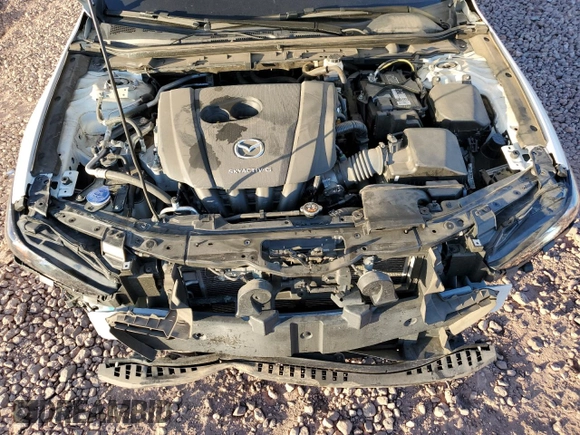2022 Mazda 3 S with VIN JM1BPAJL3N1507382, listed as a Copart auction lot 60294085 with 28,283 mi miles and Salvage title. Bid and sale history available at DreamBid. Image 11.