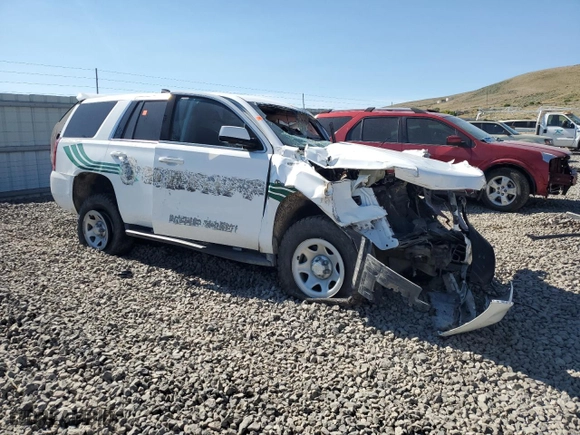 2019 Chevrolet Tahoe Commercial with VIN 1GNSKFEC2KR293639, listed as a Copart auction lot 59109694 with 0 mi miles and Salvage Title. Bid and sale history available at carsss.com. Image 4.