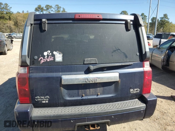 2006 Jeep Commander Limited with VIN 1J8HG58246C218993, listed as a Copart auction lot 49825435 with 214,536 mi miles and Salvage Title. Bid and sale history available at carsss.com. Image 6.