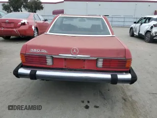 1984 Mercedes-Benz 380 380SL with VIN WDBBA45A7EA007073, listed as a Copart auction lot 43250715 with 149,728 mi miles and Clean Title. Bid and sale history available at carsss.com. Image 6.