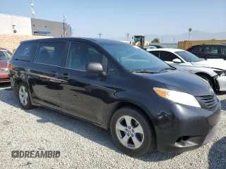 2017 Toyota Sienna L with VIN 5TDZZ3DC3HS874905, listed as a Copart auction lot 60142805 with 144,996 mi miles and Salvage title. Bid and sale history available at DreamBid. Image 4.