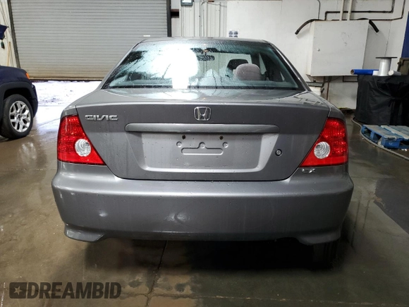 2005 Honda Civic EX with VIN 1HGEM21995L029717, listed as a Copart auction lot 78821004 with 157,857 mi miles and Salvage Title. Bid and sale history available at carsss.com. Image 6.