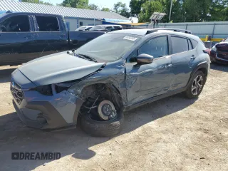 2024 Subaru Crosstrek Premium с VIN JF2GUADC4R8269602, выставлен на аукционе Copart как лот 56392305 с пробегом 23 011 миль миль и Списание • Salvage title. История ставок и продаж доступна на DreamBid. Изображение 1.