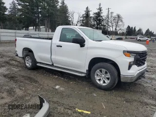 2023 Chevrolet Silverado 1500 Work Truck with VIN 3GCNAAED7PG301679, listed as a Copart auction lot 46374295 with 7,856 mi miles and Clean Title. Bid and sale history available at carsss.com. Image 4.