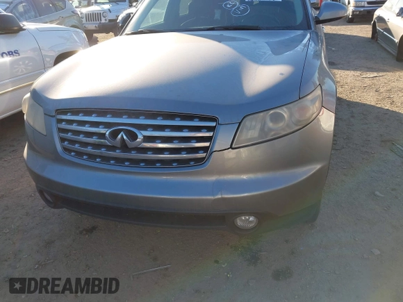 2003 Infiniti FX Options with VIN JNRBS08W33X404868, listed as a IAAI auction lot 41462901 with 264,177 mi miles and . Bid and sale history available at DreamBid. Image 6.
