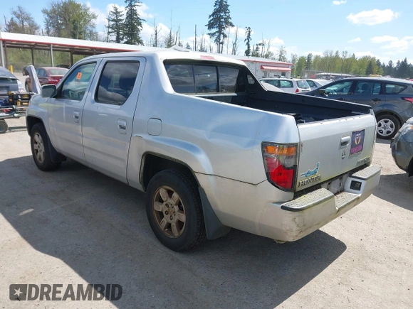 2006 Honda Ridgeline RTL with VIN 2HJYK16516H549986, listed as a IAAI auction lot 42084810 with 298,170 mi miles. Bid and sale history available at carsss.com. Image 3.