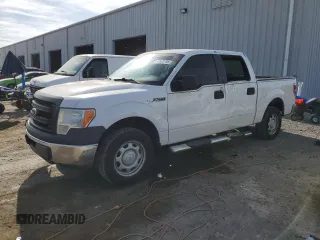 2014 Ford F-150 XL with VIN 1FTEW1CM2EFB62712, listed as a Copart auction lot 47528795 with 244,464 mi miles and Salvage Title. Bid and sale history available at carsss.com. Image 1.