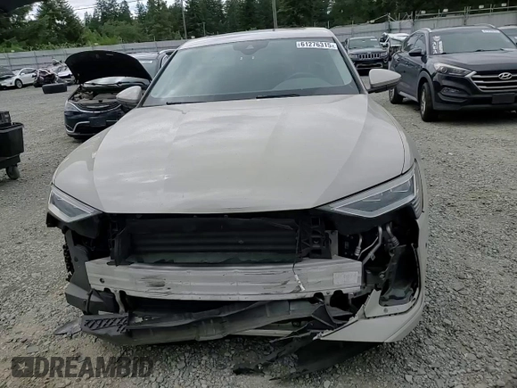 2021 Audi e-tron Sportback Premium Plus with VIN WA12AAGE3MB000740, listed as a Copart auction lot 61276315 with 51,527 mi miles and Salvage title. Bid and sale history available at DreamBid. Image 15.