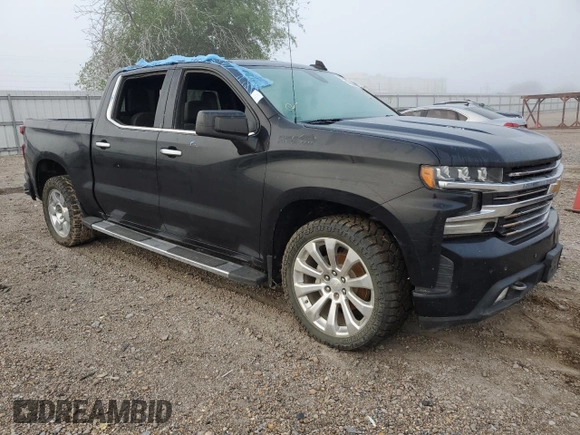2020 Chevrolet Silverado 1500 High Country with VIN 3GCUYHED1LG266518, listed as a Copart auction lot 77693484 with 88,703 mi miles and Salvage Title. Bid and sale history available at carsss.com. Image 4.
