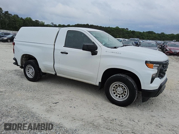 2023 Chevrolet Silverado 1500 Work Truck with VIN 3GCNAAEK9PG337789, listed as a Copart auction lot 52516045 with 103,553 mi miles and Clean Title. Bid and sale history available at carsss.com. Image 4.