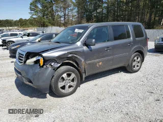 2012 Honda Pilot EX-L with VIN 5FNYF3H55CB023816, listed as a Copart auction lot 49869225 with 275,001 mi miles and Salvage Title. Bid and sale history available at DreamBid. Image 1.
