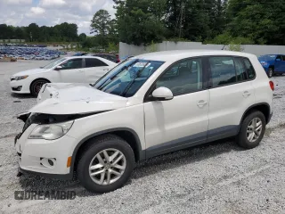 2011 Volkswagen Tiguan SE with VIN WVGAV7AX3BW526533, listed as a Copart auction lot 60608925 with 155,748 mi miles and Salvage title. Bid and sale history available at DreamBid. Image 1.