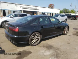2018 Audi S6 Premium Plus with VIN WAUFFAFC5JN045386, listed as a Copart auction lot 68724174 with 107,010 mi miles and Salvage Title. Bid and sale history available at carsss.com. Image 3.