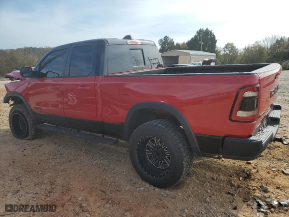 2019 Ram 1500 Rebel with VIN 1C6SRFET3KN841974, listed as a Copart auction lot 47347895 with 127,124 mi miles and Salvage Title. Bid and sale history available at carsss.com. Image 2.
