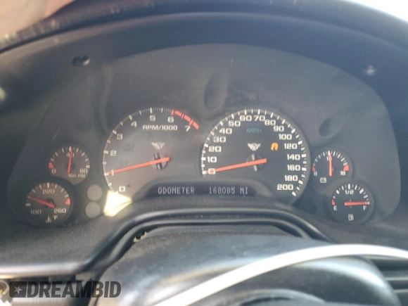2000 Chevrolet Corvette with VIN 1G1YY22G6Y5127716, listed as a Copart auction lot 47095225 with 168,085 mi miles and Salvage Title. Bid and sale history available at carsss.com. Image 9.