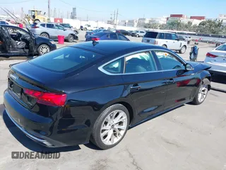 2022 Audi A5 Sportback Premium with VIN WAUABCF58NA006596, listed as a IAAI auction lot 41671152 with 89,697 mi miles. Bid and sale history available at carsss.com. Image 4.