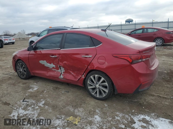 2018 Hyundai Accent Limited with VIN 3KPC34A39JE026125, listed as a Copart auction lot 41392945 with 138,620 mi miles and Salvage Title. Bid and sale history available at carsss.com. Image 2.