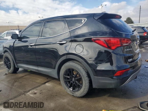 2017 Hyundai Santa Fe 2.4L with VIN 5NMZTDLB9HH027034, listed as a Copart auction lot 47347205 with 98,242 mi miles and Salvage title. Bid and sale history available at DreamBid. Image 2.