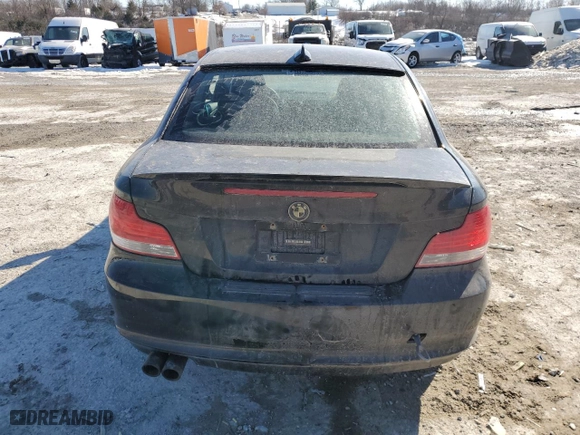 2011 BMW 1 Series 128i with VIN WBAUP7C5XBVK78937, listed as a Copart auction lot 42564575 with 0 mi miles and Salvage Title. Bid and sale history available at carsss.com. Image 6.
