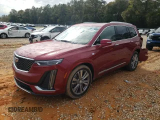 2023 Cadillac XT6 Premium Luxury with VIN 1GYKPERS0PZ179033, listed as a Copart auction lot 42853465 with 26,321 mi miles and Salvage Title. Bid and sale history available at DreamBid. Image 1.