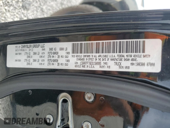 2014 Ram 1500 Express z VIN 1C6RR7FT6ES150995, wystawiony jako Copart lot #51673635 z przebiegiem 141 446 mil mil oraz Szkoda całkowita • Salvage title. Historia ofert i sprzedaży dostępna na DreamBid. Obrazek 12.