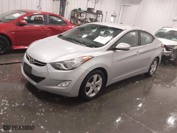 2013 Hyundai Elantra GLS PZEV with VIN 5NPDH4AE1DH445352, listed as a IAAI auction lot 41450395 with 93,248 mi miles. Bid and sale history available at carsss.com. Image 2.