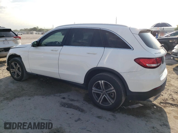 2019 Mercedes-Benz GLC 300 with VIN WDC0G4JB9KV159358, listed as a Copart auction lot 56053465 with 89,497 mi miles and Salvage title. Bid and sale history available at DreamBid. Image 2.