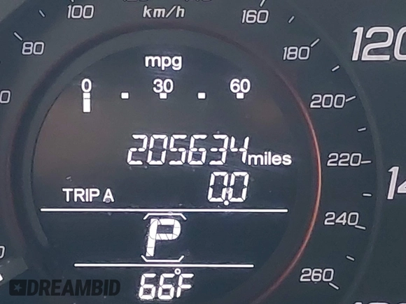 2013 Honda Accord Sport with VIN 1HGCR2F53DA080283, listed as a IAAI auction lot 42190121 with 205,634 mi miles and . Bid and sale history available at DreamBid. Image 15.