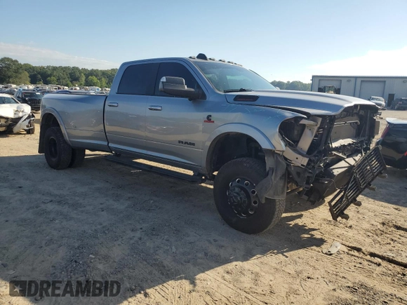 2020 Ram 3500 Laramie with VIN 3C63RRJLXLG254628, listed as a Copart auction lot 69822604 with 69,765 mi miles and Non Repairable. Bid and sale history available at carsss.com. Image 4.