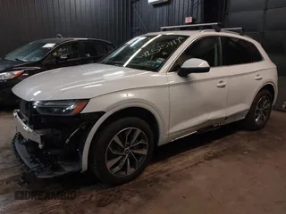 2021 Audi Q5 Premium Plus with VIN WA1BAAFY0M2110401, listed as a IAAI auction lot 42525489 with 50,080 mi miles and . Bid and sale history available at DreamBid. Image 20.