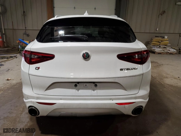 2020 Alfa Romeo Stelvio Ti with VIN ZASPAKBN5L7C94837, listed as a Copart auction lot 42419815 with 41,197 mi miles and Clean Title. Bid and sale history available at carsss.com. Image 6.