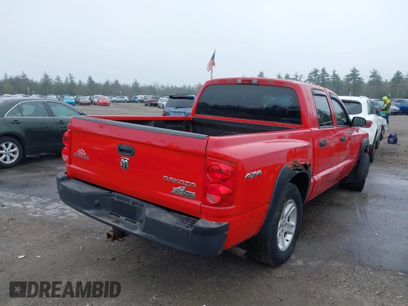 2011 Ram Dakota Bighorn/Lonestar with VIN 1D7RW3GK4BS549700, listed as a IAAI auction lot 42176692 with 167,832 mi miles. Bid and sale history available at carsss.com. Image 4.