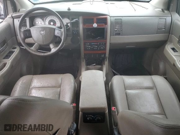 2005 Dodge Durango SLT z VIN 1D4HB48D35F590276, wystawiony jako Copart lot #51134845 z przebiegiem 186 604 mil mil oraz Szkoda całkowita • Salvage title. Historia ofert i sprzedaży dostępna na DreamBid. Obrazek 8.