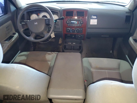 2005 Dodge Dakota SLT with VIN 1D7HW48N95S365965, listed as a Copart auction lot 48505355 with 144,053 mi miles and Salvage Title. Bid and sale history available at carsss.com. Image 8.