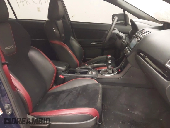 2019 Subaru WRX STI with VIN JF1VA2S63K9829858, listed as a IAAI auction lot 41400144 with 36,405 mi miles. Bid and sale history available at carsss.com. Image 5.
