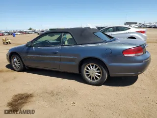 2001 Chrysler Sebring Limited with VIN 1C3EL65U31N638098, listed as a Copart auction lot 60268024 with 112,269 mi miles and Clean Title. Bid and sale history available at carsss.com. Image 2.