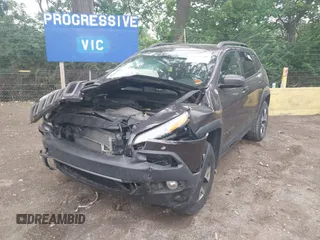 2018 Jeep Cherokee Trailhawk with VIN 1C4PJMBB0JD564792, listed as a IAAI auction lot 42513208 with 173,484 mi miles and . Bid and sale history available at DreamBid. Image 2.