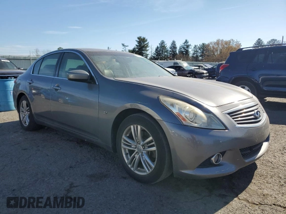 2015 Infiniti Q40 with VIN JN1CV6AR2FM650967, listed as a Copart auction lot 78579284 with 177,292 mi miles and Salvage Title. Bid and sale history available at DreamBid. Image 4.